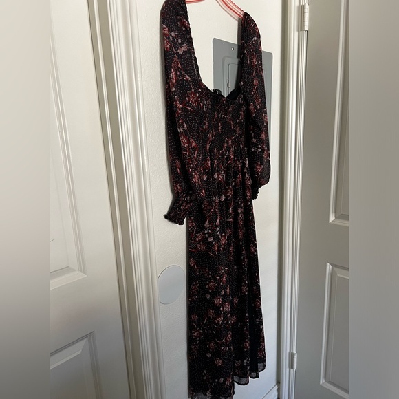 o.p.t Classic Smocked Maxi in Purple Floral - Picture 6 of 11